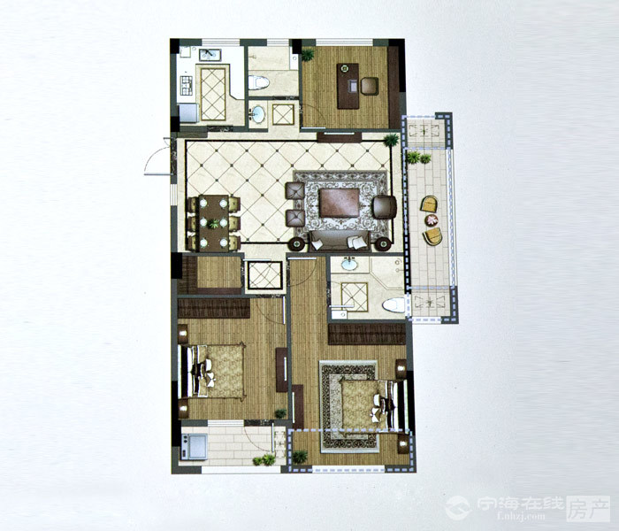 得力和溪园户型图_宁海在线房产