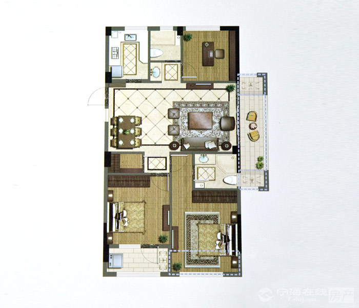 得力和溪园户型图_宁海在线房产
